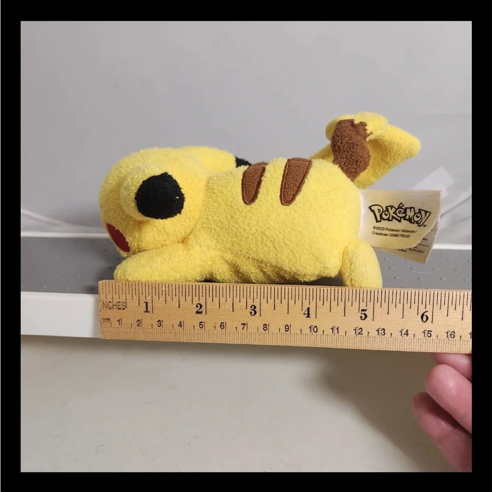 Nintendo Game Freak Sleeping Pikachu Stuffed Plush Toy 5” Mini Plush
